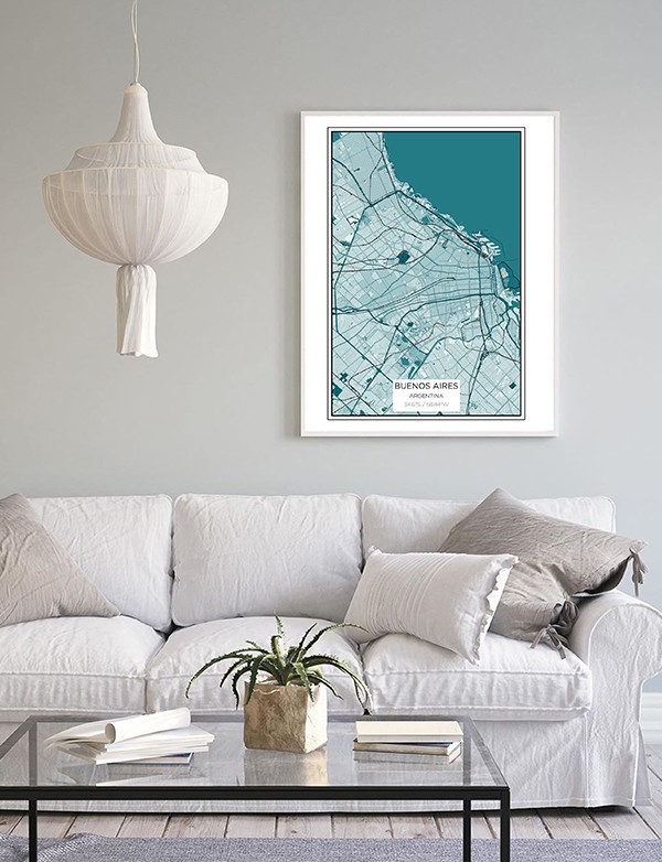 Buenos Aires Map Print