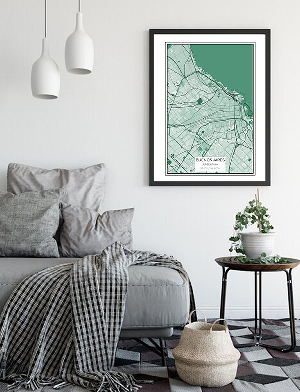 Buenos Aires Map Print