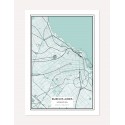 Affiches City Map de Buenos Aires