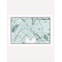 Paris City Map Poster