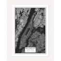 Láminas City Map de Nueva York