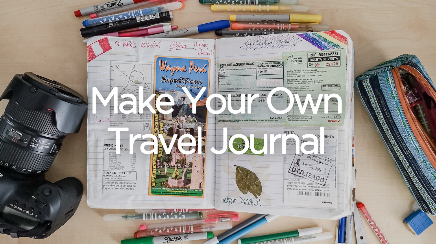 Crear tu propio diario de viaje