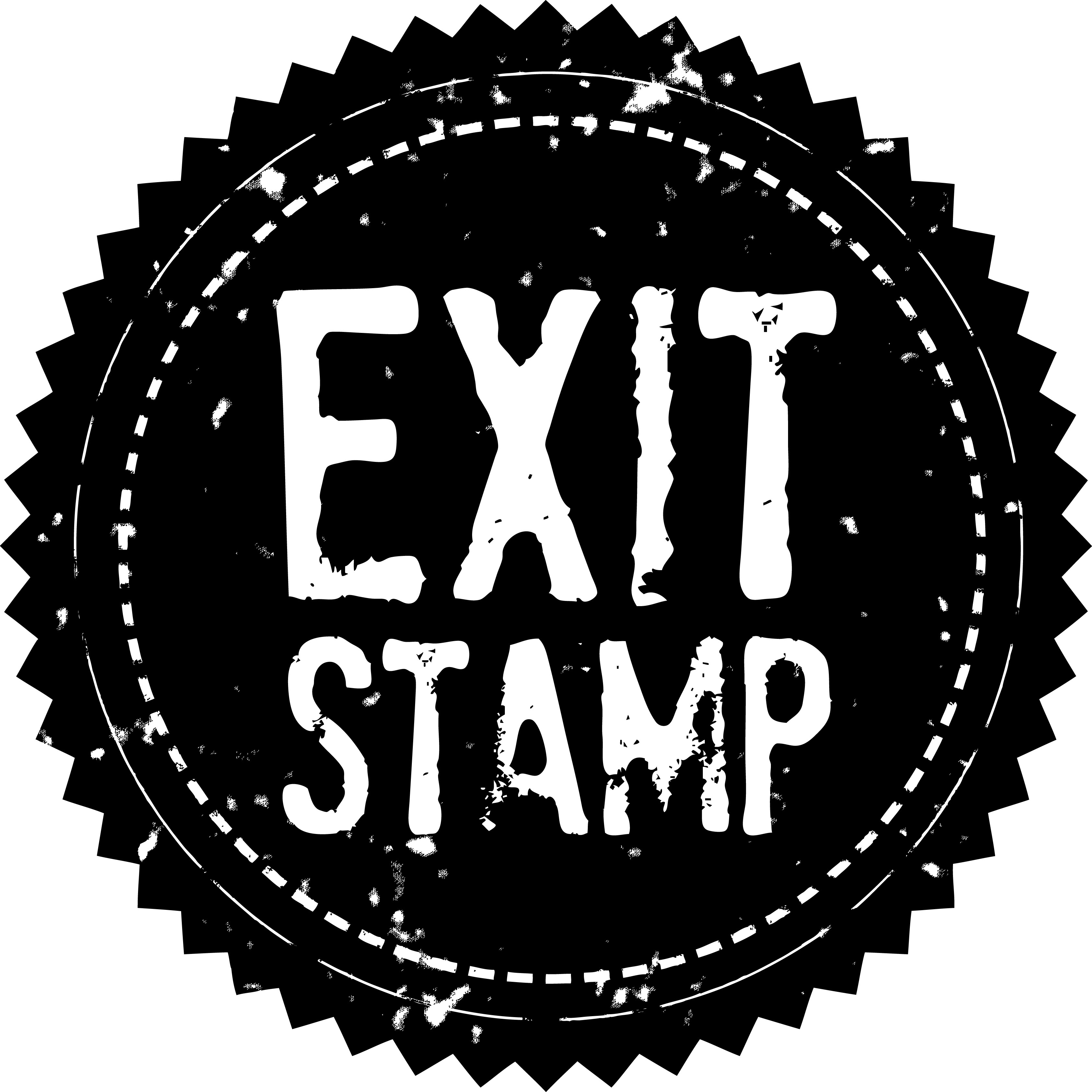 Exit Stamp